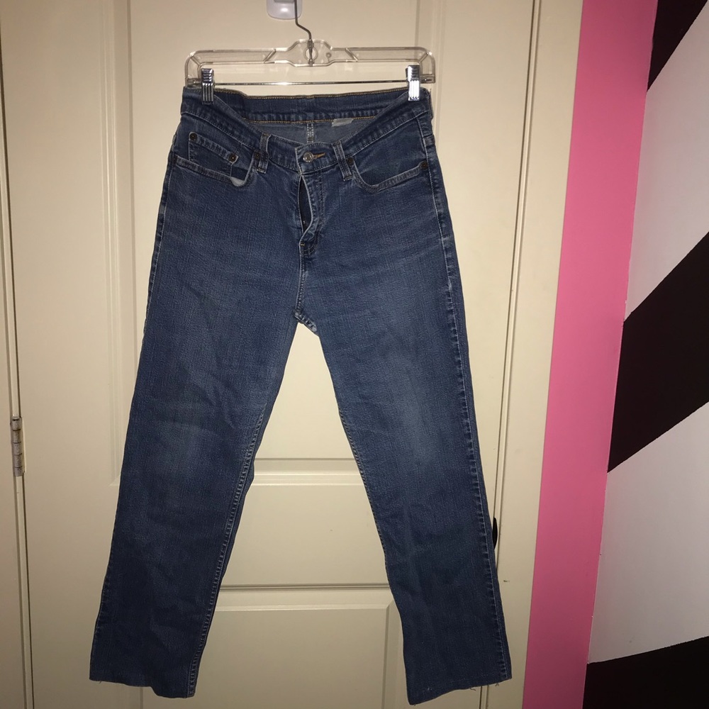 LEVI’S 505 lower rise straight leg jean
